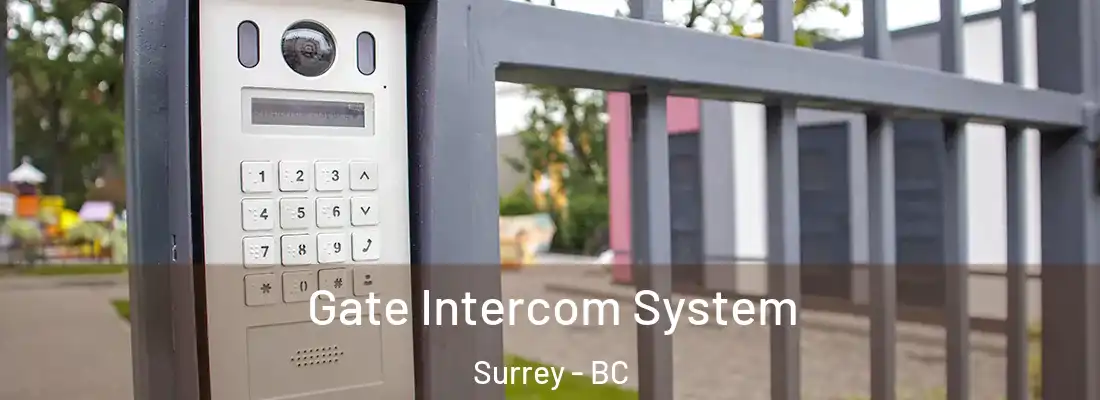  Gate Intercom System Surrey - BC