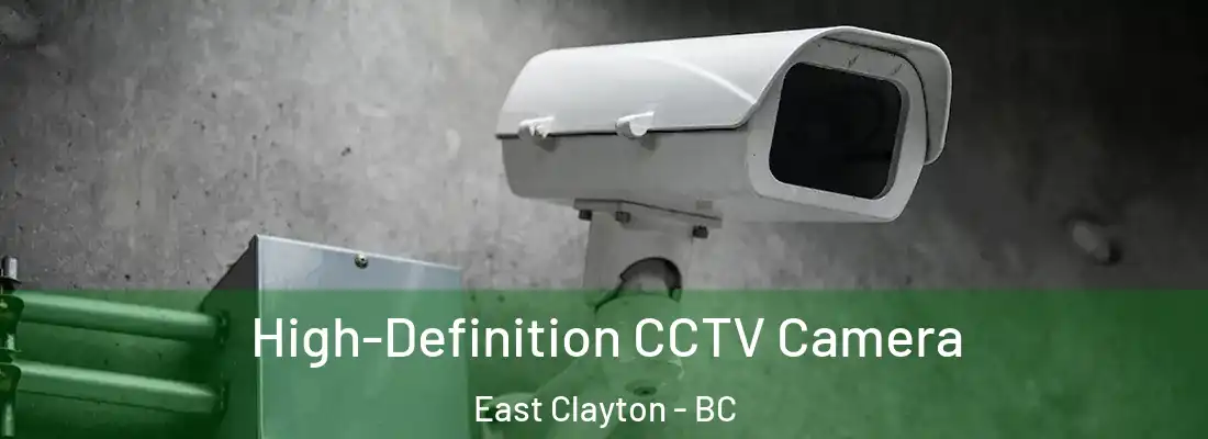  High-Definition CCTV Camera East Clayton - BC