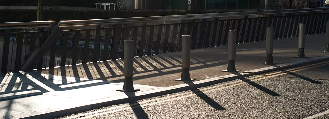 Car Bollard Installation for Parking Lots, Driveways in South Surrey, BC