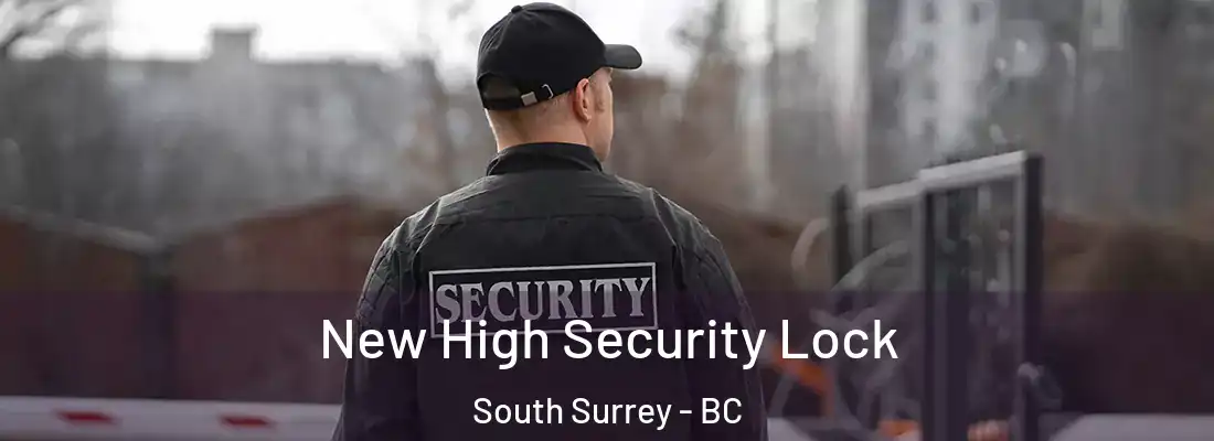  New High Security Lock South Surrey - BC