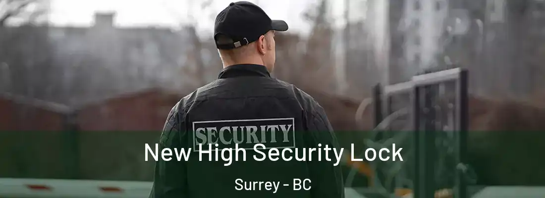  New High Security Lock Surrey - BC