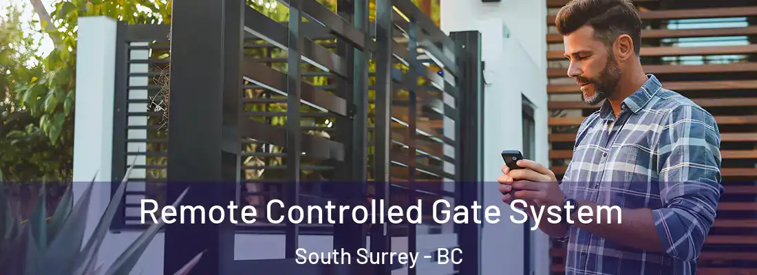 Remote Controlled Gate System South Surrey - BC
