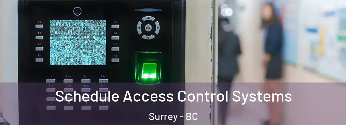  Schedule Access Control Systems Surrey - BC