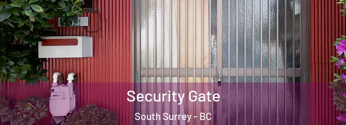  Security Gate South Surrey - BC